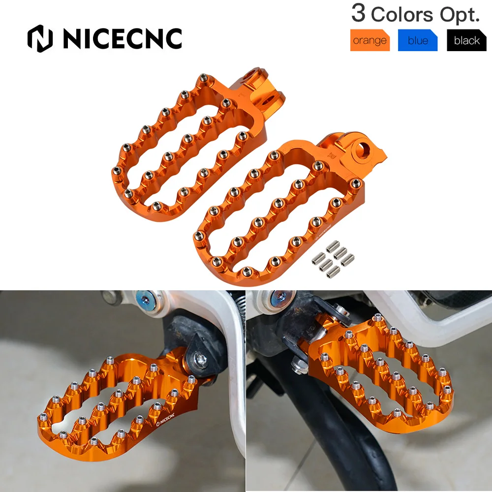 

Motorcycle Footpegs FootRest Footpegs Rests For KTM 690 Enduro/R 690 SMC R Husqvarna 701 Enduro/Supermoto GASGAS ES/SM 700