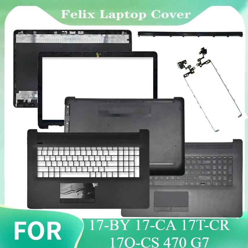 

NEW For 17-BY 17-CA 17T-CR 17Q-CS 470 G7 LCD Back Cover Laptop Top Palmrest Bottom Case Silver Black L22508-001 L22515-001