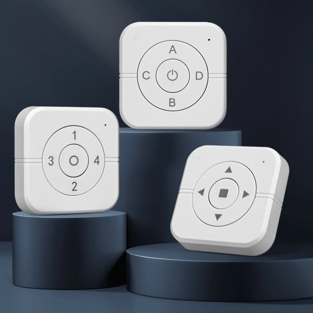5-button 433Mhz household fan and light wireless remote control switch with master switch and learning code