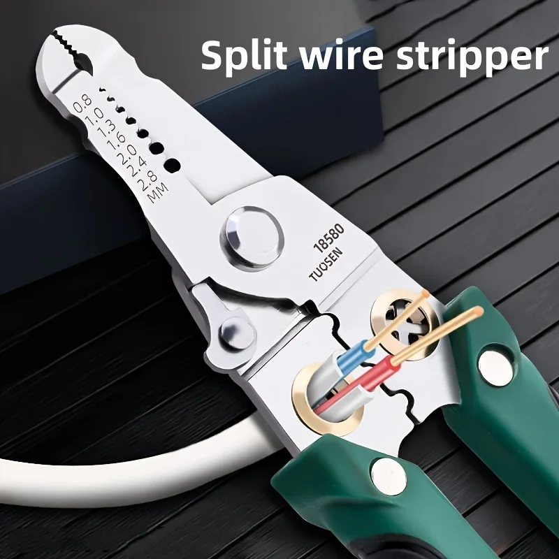 

Hand Tools 1pc Stainless Steel Multifunctional Electrician Pliers Effortlessly Strip Wires and Cut Cables