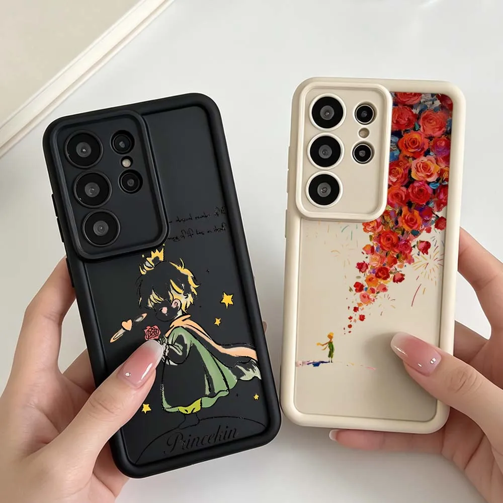 Anime Le P-petit P-Princes Phone Case For Samsung Galaxy S26 S25 S24 S23 S22 S21 S20 Note 20 Ultra Plus FE 5G Eye Ladder