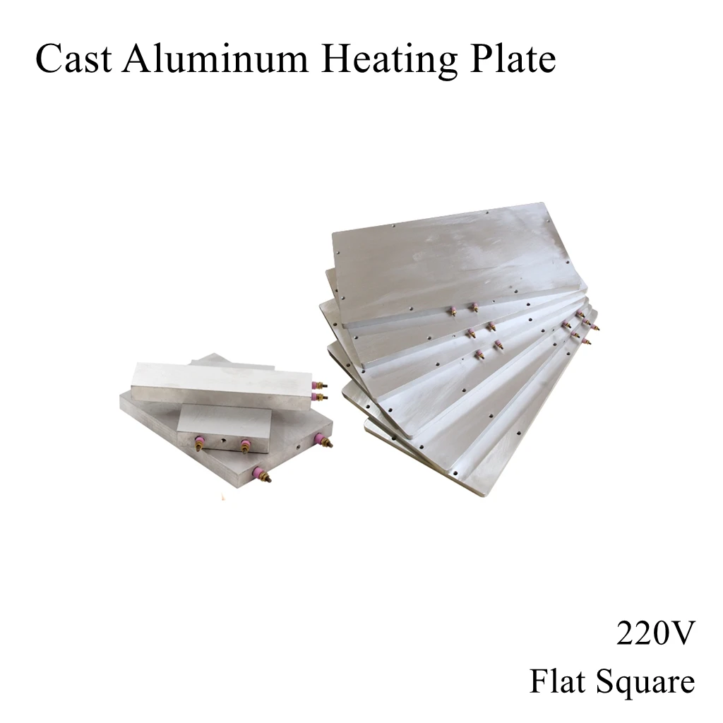 Square Flat Cast Aluminum Heating Plate High Temperature Electric Band Heater Pad Mat Board Press Extrusion Laminating Machine