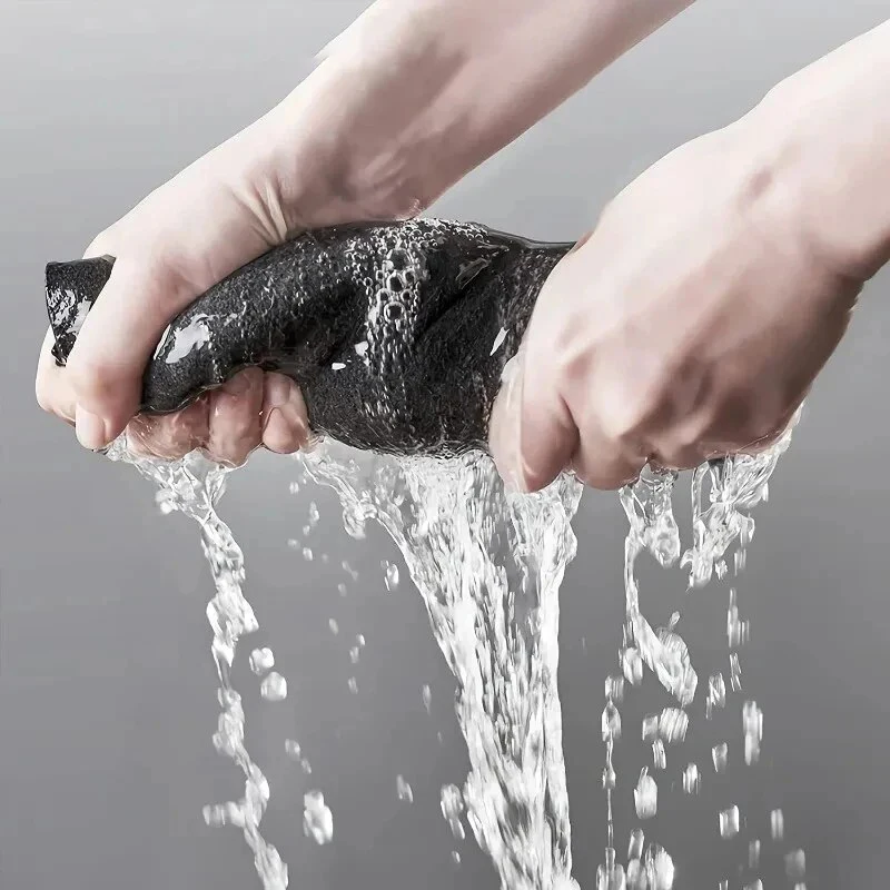 Verdicktes Glasreinigungstuch ohne Wasserflecken Streifenfreies Spiegeltuch für Küche und Haushalt Saugfähiges Magisches Tuch – Detail 4