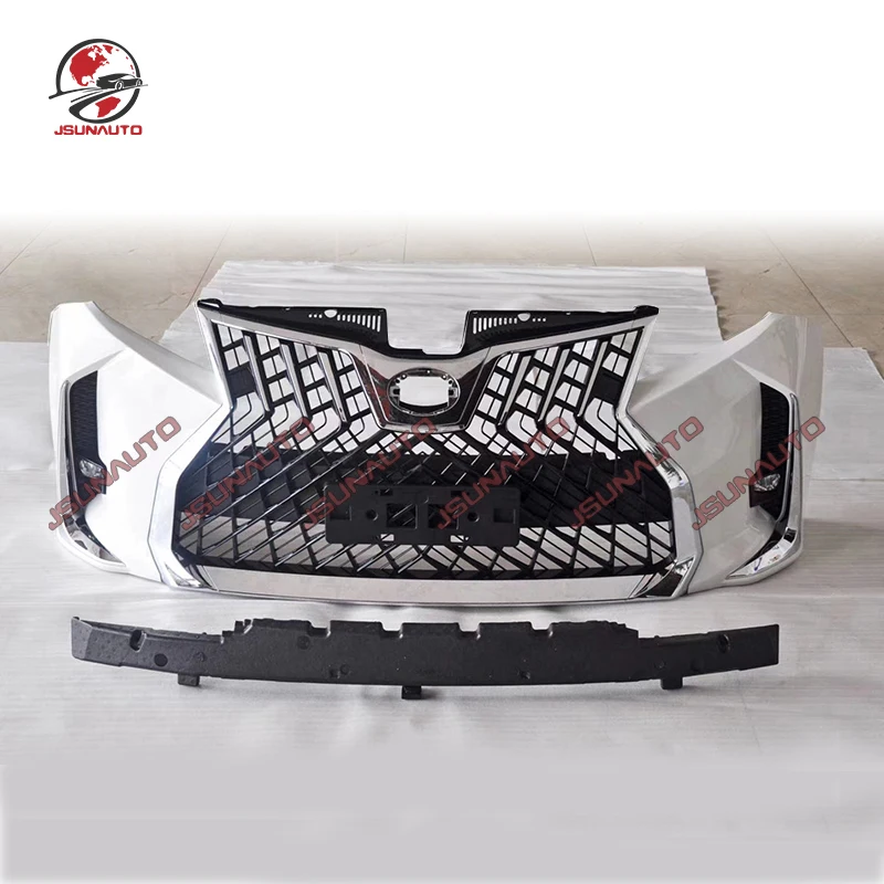 Неокрашенный пластиковый Sienna Facelift Передний Задний бампер решетка двигателя для 2011-2020 Toyo Sienna обновление LM стиль Корпус Комплект