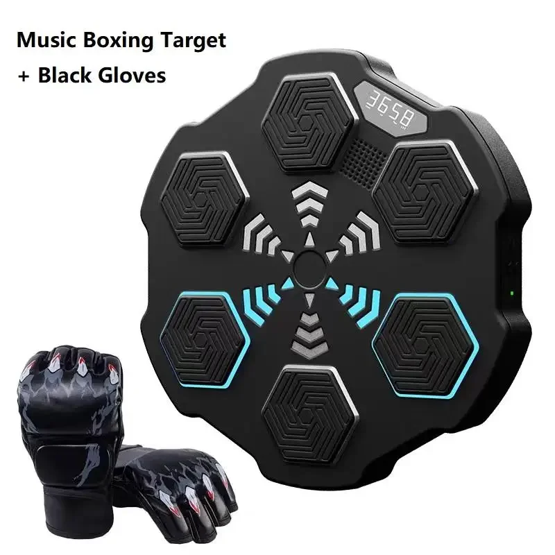 Music Boxing Target Pad Fitness Equipment Smart Phone Bluetooth Connection Light Up For Adult Home Gym Bodybuilding Workout