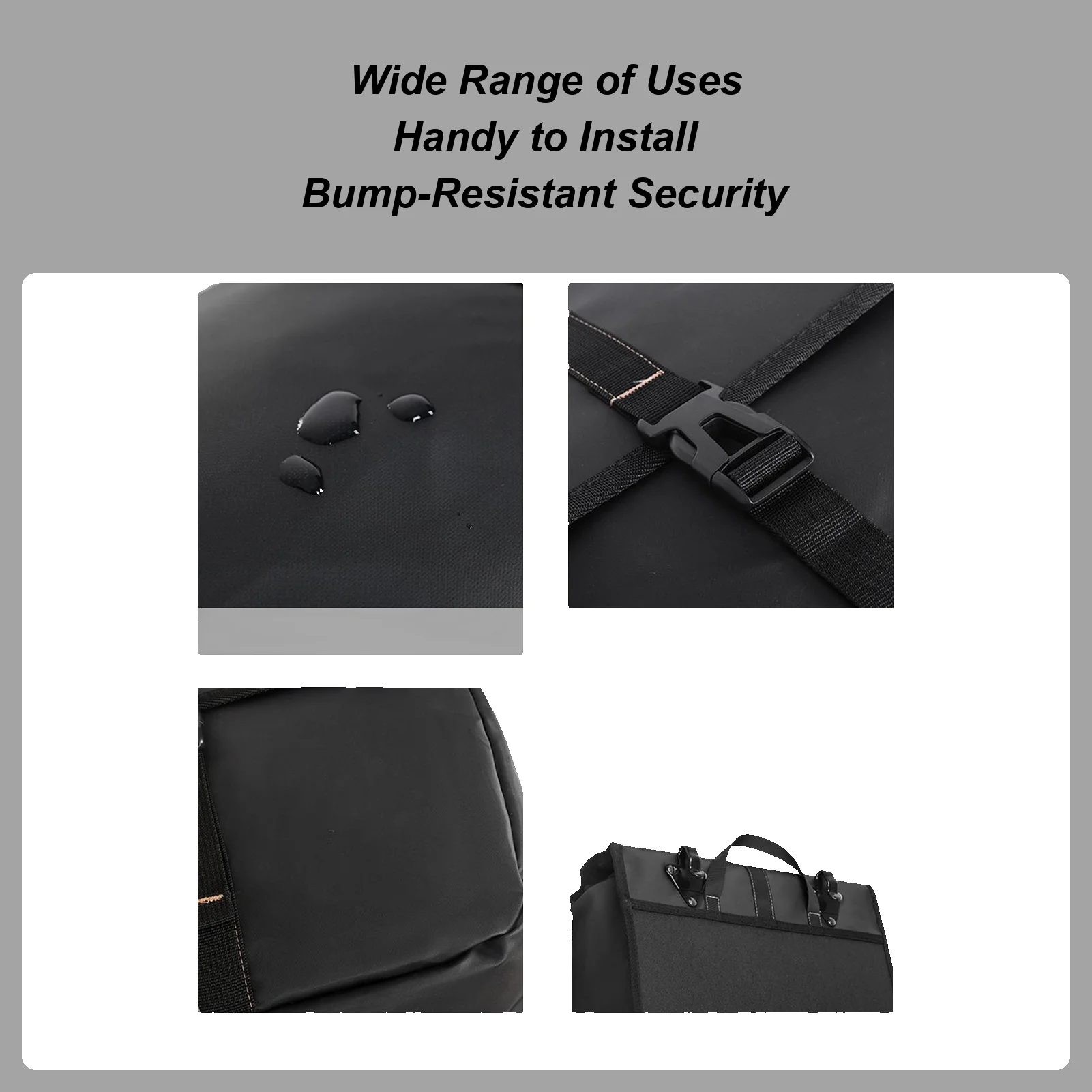 

Велосипедная седельная сумка 20 л, хвостовая сумка для шоссейного велосипеда, водонепроницаемые велосипедные корзины с ручкой для переноски для горного велосипеда, дождливые путешествия