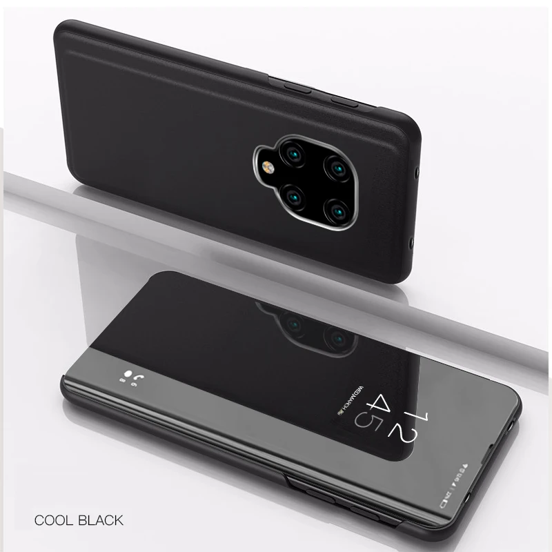 For Xiaomi Pocophone X3 NFC Case Clear Smart View PU Leather 360 Flip Stand Cover Case For Poco F2 Pro M2 K30 Shockproof Fundas image 5