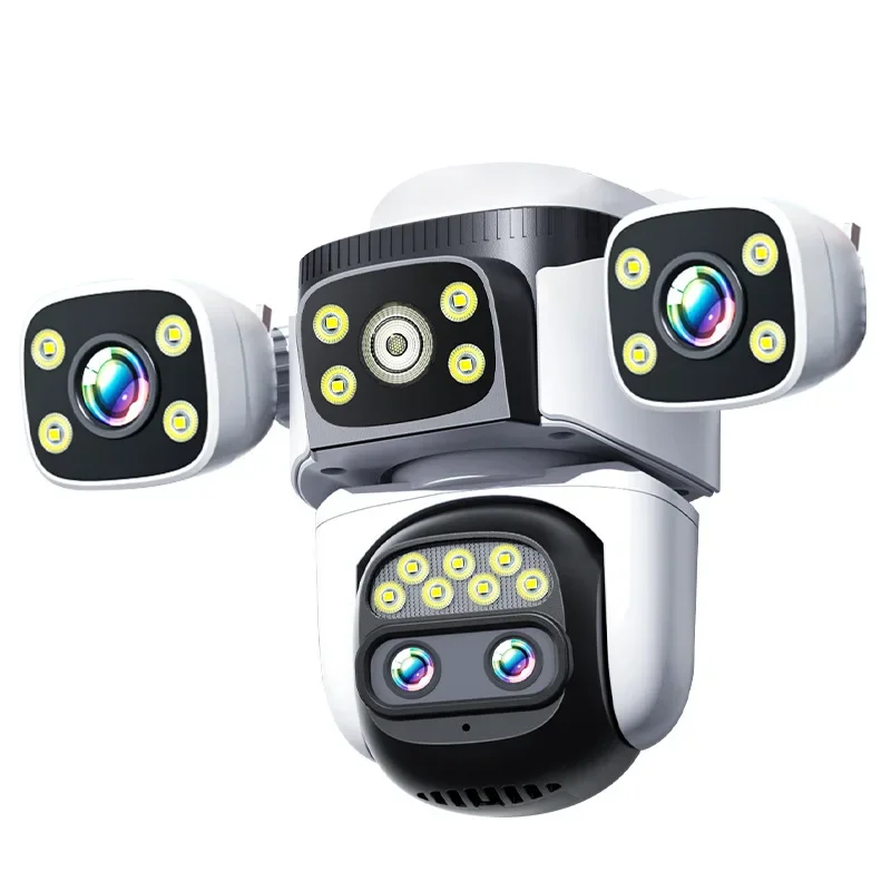 Monitor can night vision outdoor ultra high definition surveillance camera ball machine 4g camera 360 wireless home