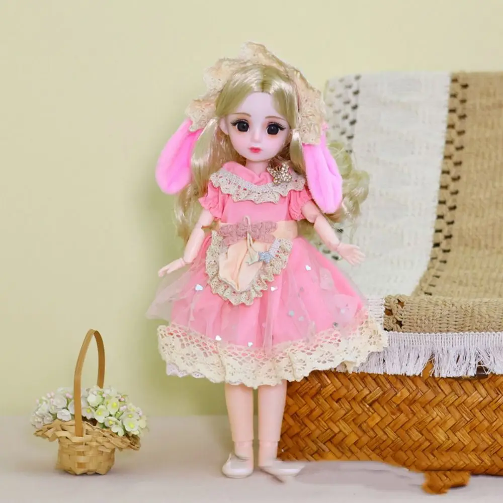 

1/6 SD 30cm Bjd Doll with Clothes Attractive Eyes with Wig Make Up Princess Dress Up BJD Dolls Long Hair Anime