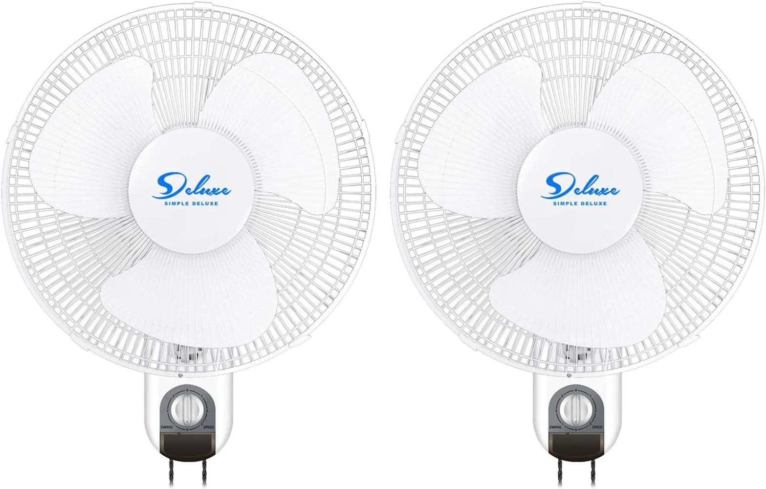 

16 Inch Digital Household Wall Mounted Fan Adjustable Tilt 90 Degree 3 Speed Settings