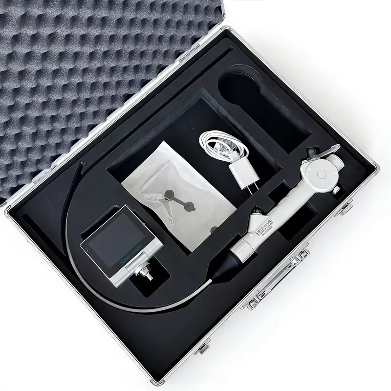 Disposable Flexible Laryngoscope: 3.1/3.8/5.2/5.8mm, 30/60 cm, 7-Inch Touchscreen Display