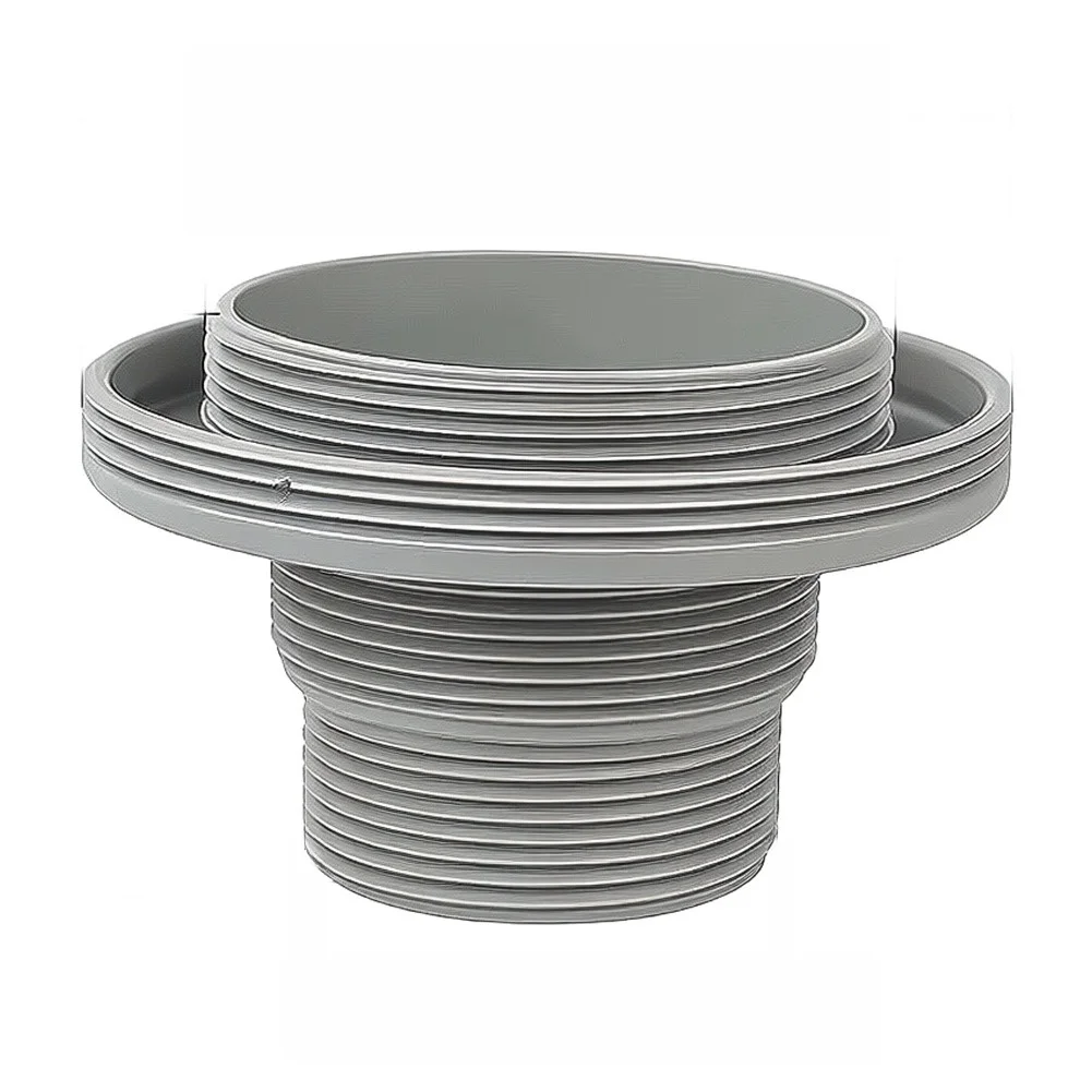 For Intex 10744 Pool Strainer Connector Gray Plastic Threaded Fitting for Efficient Filtration System Operation