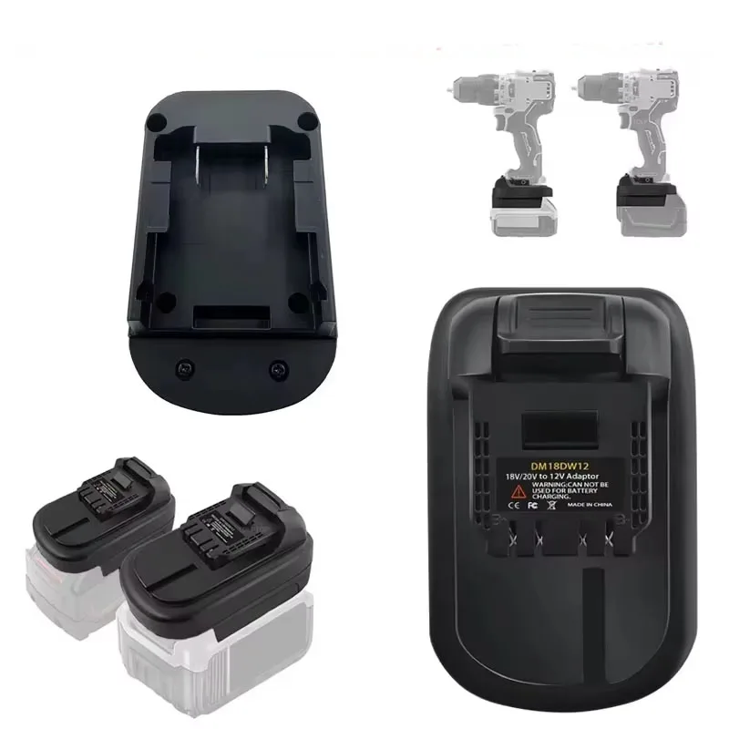 Adapter for Dewalt/Milwaukee 18V 20V Li-ion Battery To for Replacement Cordless Power Tool Converter