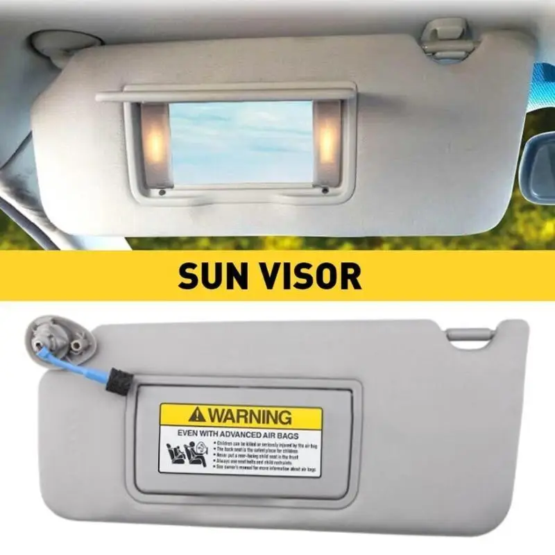 E7CA Multifunctional Sunshade with Replaces 83280TA5A51ZA Sun Visors with LED Lights Simple Installations