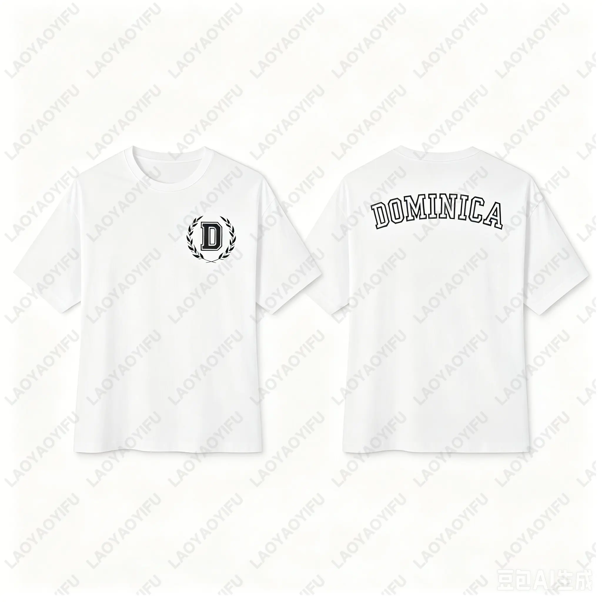 Dominica Pride Simple Style Beach Casual Tshirt Fashion Loose Harajuku Short Sleeve Summer Man Women Clothing Y2K Soft Tees