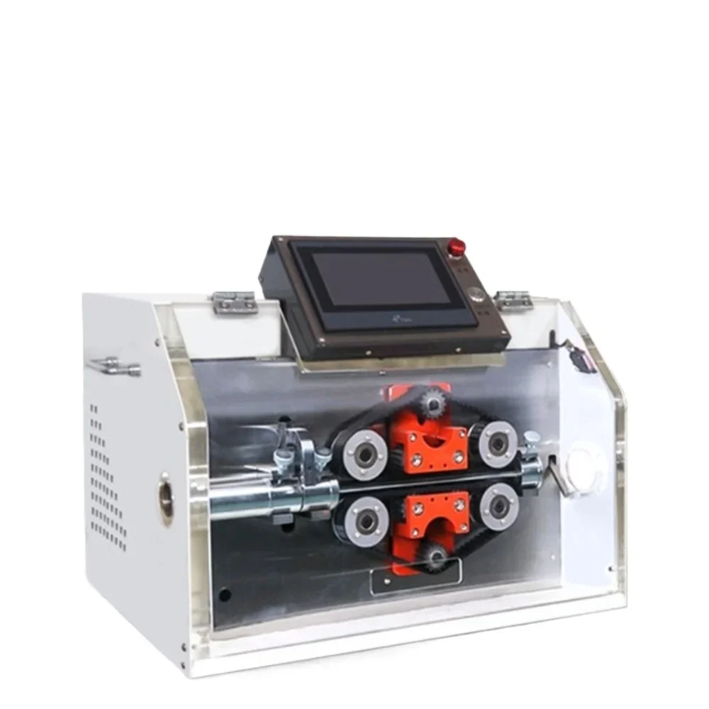 Fully Automatic Precision Corrugated Pipe Cutting Machine Belt Type Rotary Cutting Machine Can Cut Open PVC Rubber Pipe Machine