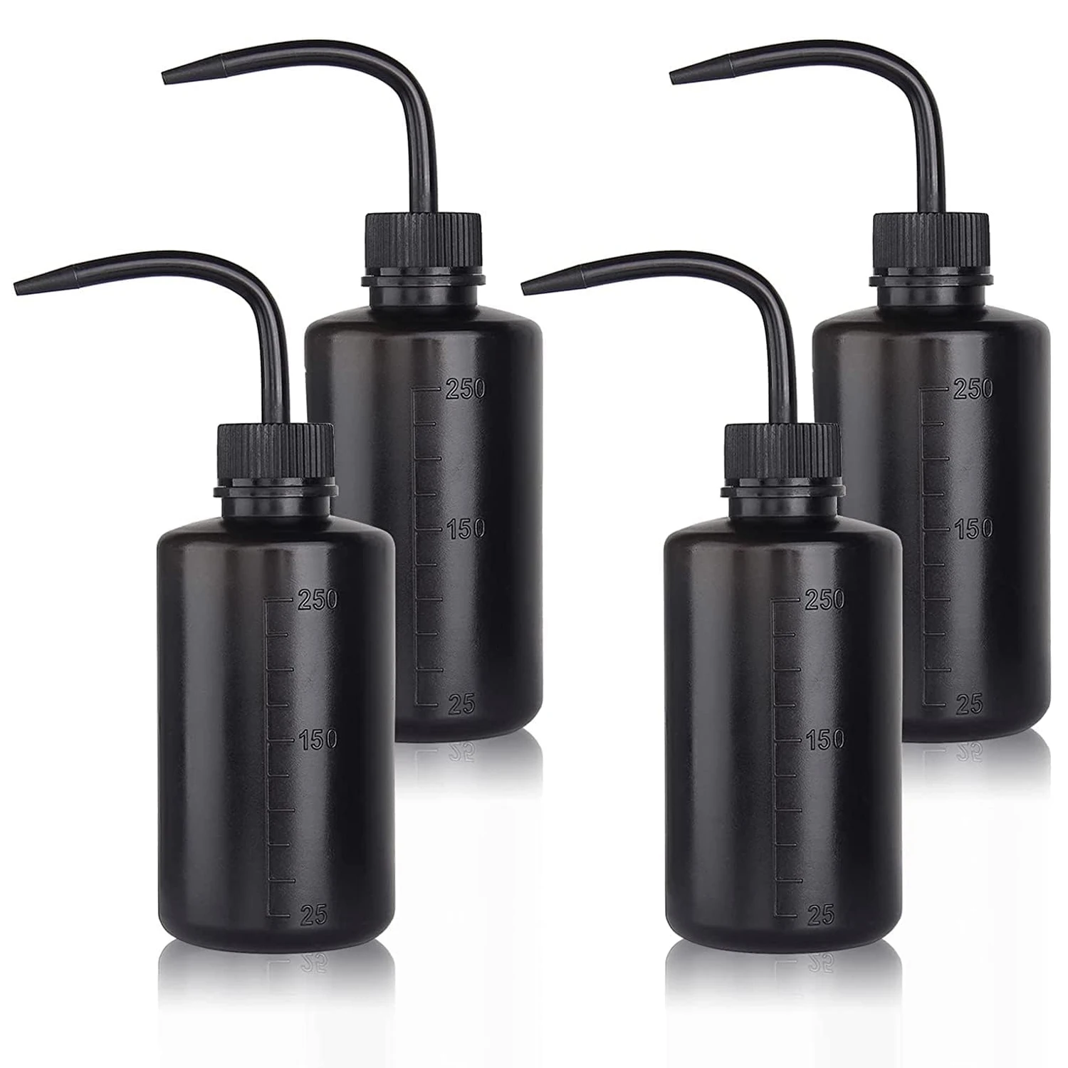 

1 шт., бутылочка для мытья татуировок, чистая бутылка для наращивания ресниц, чистка, лабораторные мерные бутылки, пластиковый инструмент для макияжа