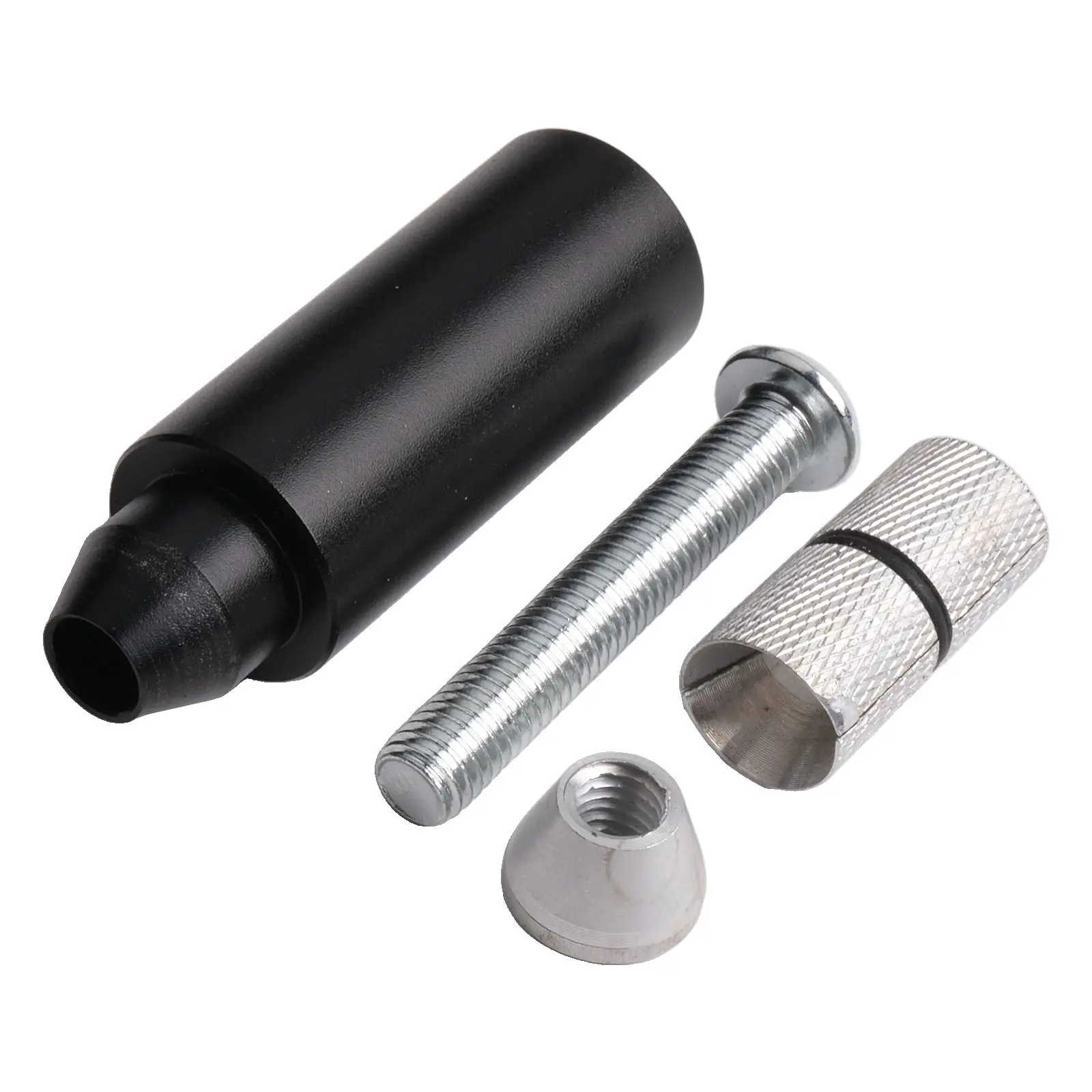 2PCS Mountain Bike Handlebar Bar End Extender Bike Extender Bicycle Fork Stem 15-20mm Adapter Aluminum Alloy Extension Accessory