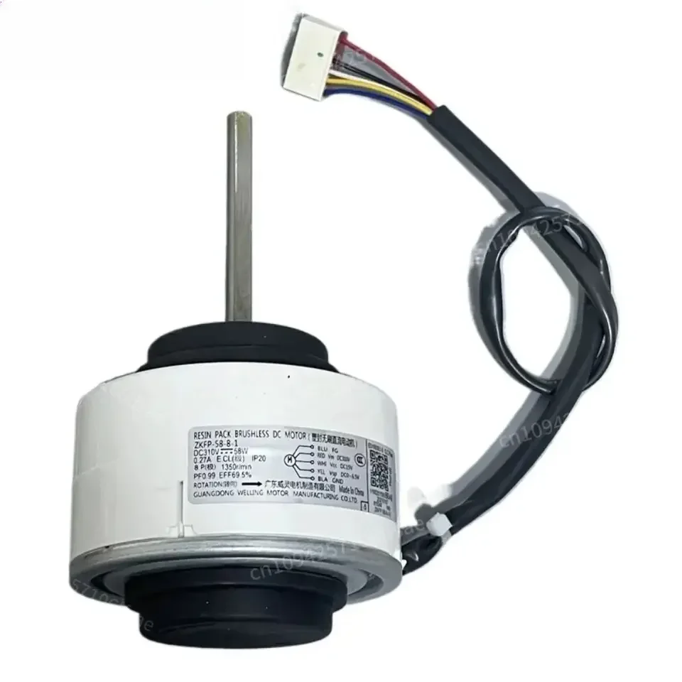 New Fan Motor ZKFP-58-8-1 For Midea Air Conditioner Indoor Unit DC310 58W 1350r/min Conditioning Parts