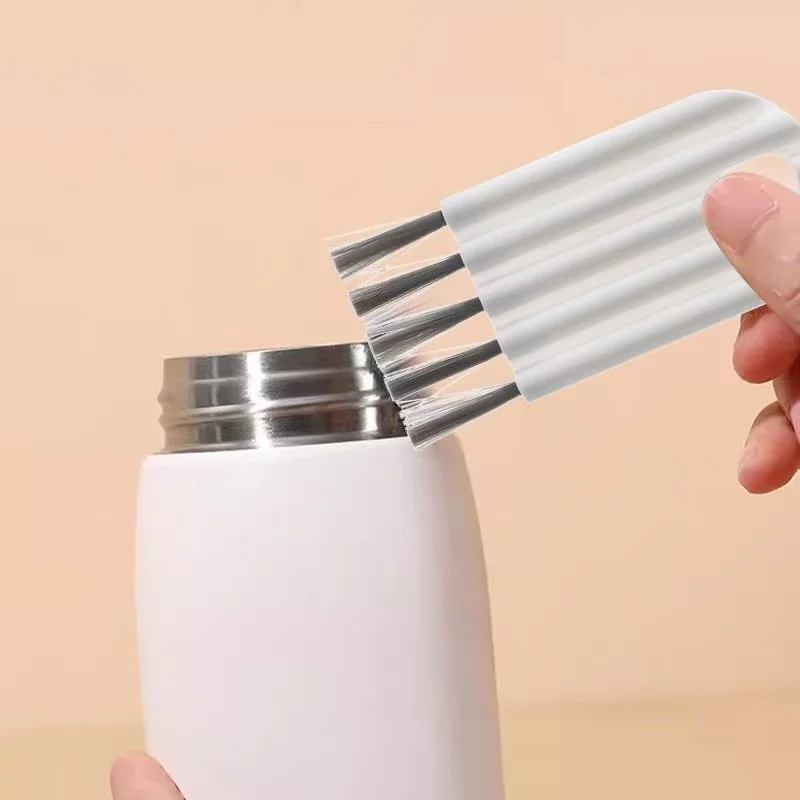 Multi functional cleaning brush, bendable brush, household artifact, insulated cup, groove, keyboard, gap cleaning