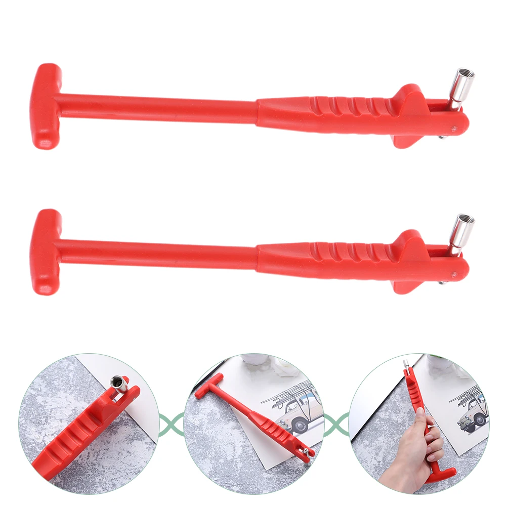 

2 pcs Tire Stem Installation Plastic Car Tyre Repair Tool For Motorcycle Bike Off-Road Vehicles Tyre Valves Removal Tool