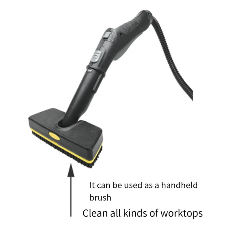 

AC93-Handheld Steam Brush Kit With Replaceable Heads And Cleaning Cloth For Karcher SC1-5 CTK1020