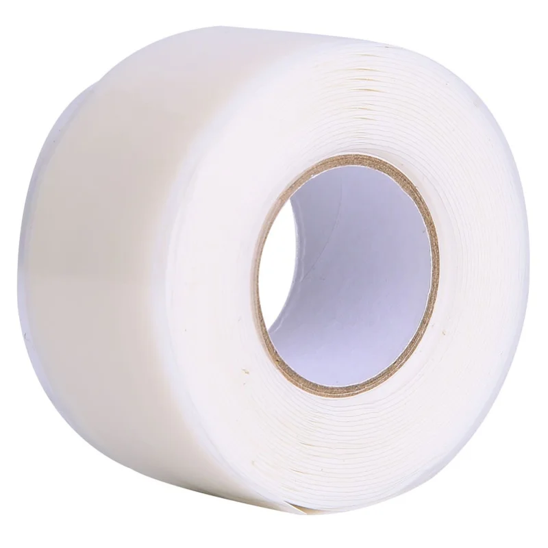 Waterproof Tape Strong Adhesion PVC PPR Pipes Repairing Supplies White/RedWhite