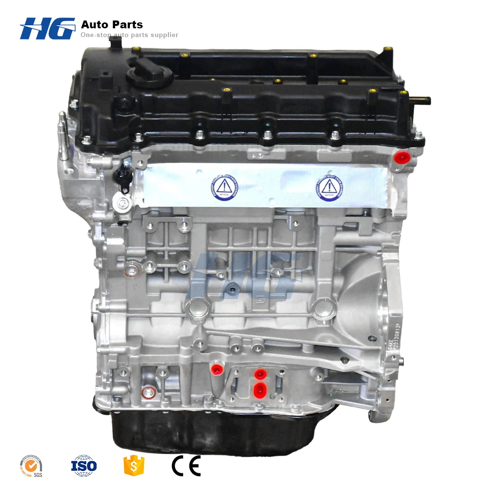 Offset High-Mount/Balance Shaft G4KE Engine Long Block Motor Engine Assembly for Grandeur Ix35 Sonata Santa Kia Cadenza