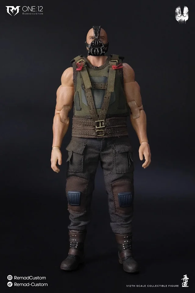 In Stock Remad Custom RM-001 1/12 Men Soldier Destroyer Bane Super Villain Full Set 6inch Action Figure Collectible Toys Gifts