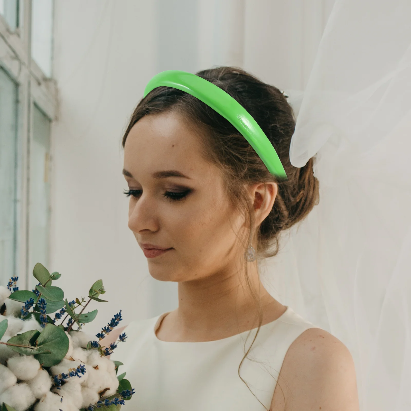 

Glossy Head Hoop Headbands Women for Hair Wide Ladies Broadside Accessory Womens Hairband Woman