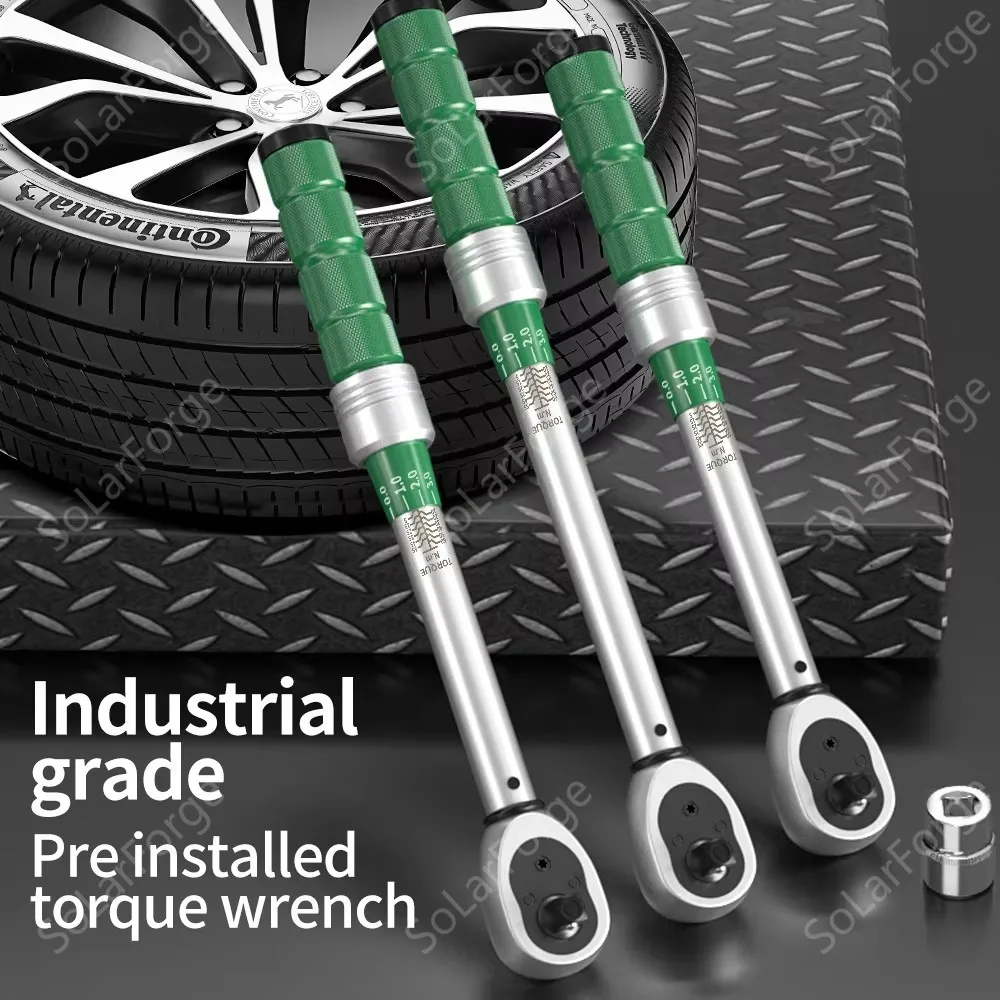 2.5-30N.m 10-120N.m 20-240N.m Torque Wrench 1/4 3/8 1/2 inch square head torque key ±3% High Accuracy Torque Wrench Professional