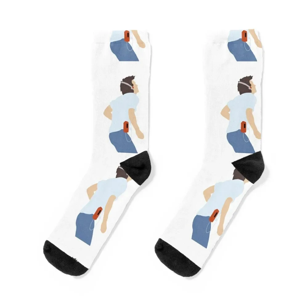 

Footloose// Illustration poster Socks Running halloween heated Luxury Woman Socks Men's