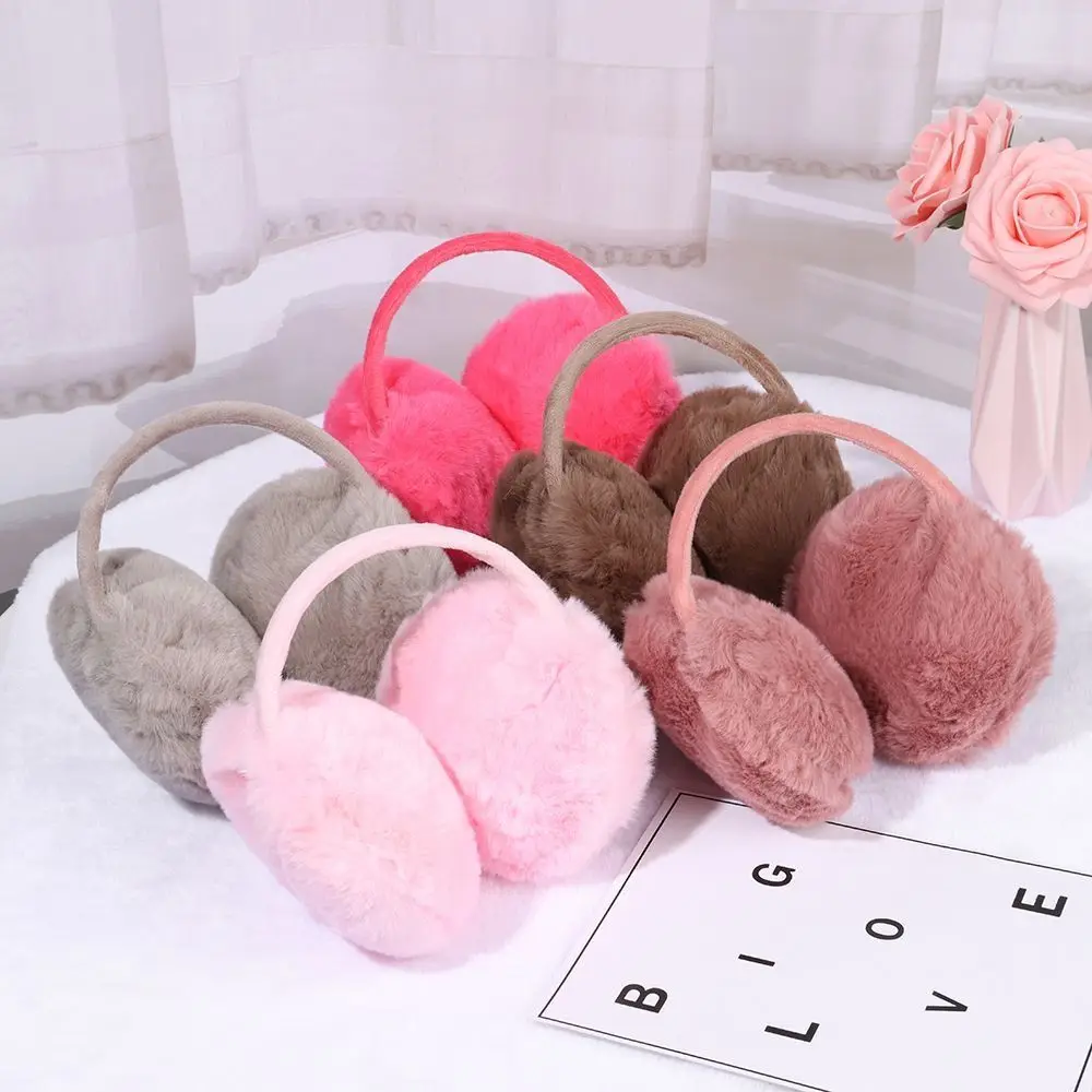 

Winter Warm Ear Muffs Fluffy Cosy Earflaps Ear Protection Casual Plush Ear Warmer Men Women