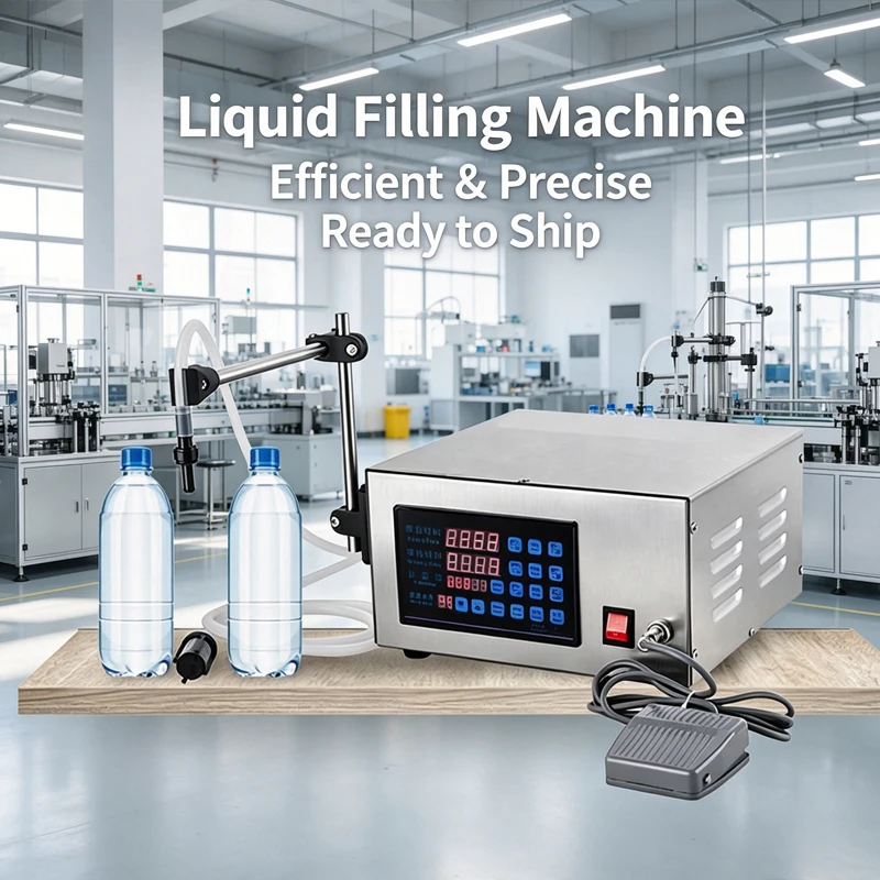 Precision Stainless Steel CNC Pump Liquid Bottle Filling Machine for Coke Perfume - High Accuracy Filler