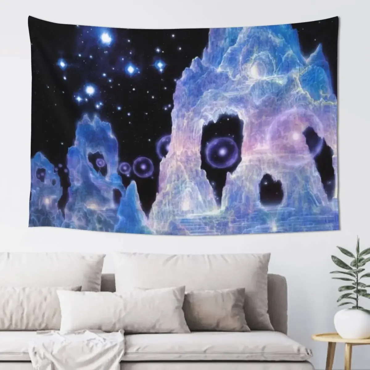 

GILBERT WILLIAMS "portal of the pleiades" painting Tapestry Decoration Room Carpet On The Wall Custom Tapestry
