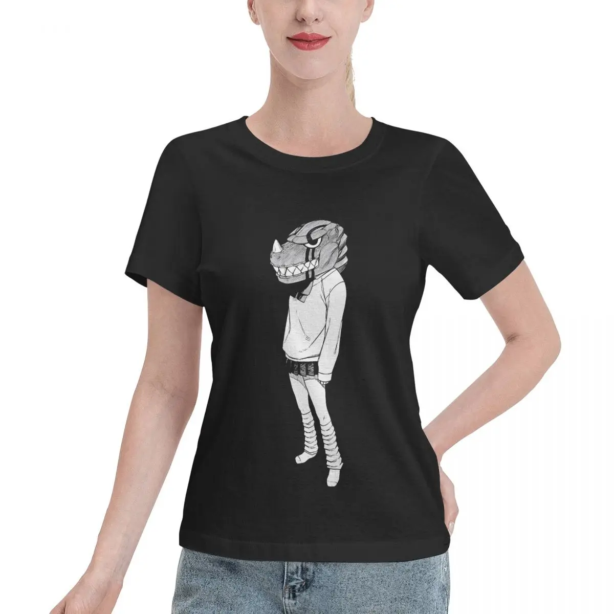 Skin Safe Dandadan - Bamora Women's T-shirt All Season Short Sleeve Casual Top
