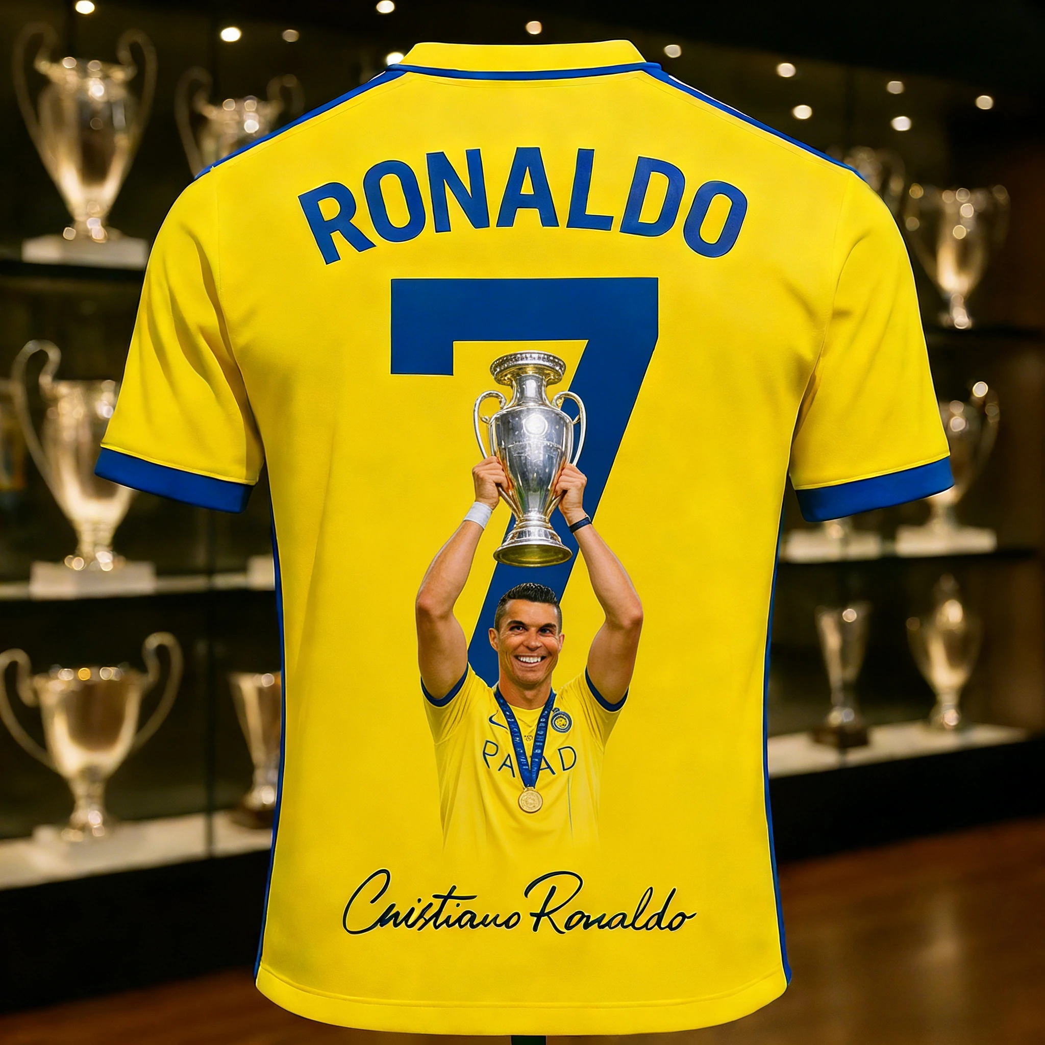 

Новинка 2026, хит продаж, Криштиану Роналду, модный веерообразный памятный комплект, футболка с принтом, мужское спортивное пальто для отдыха