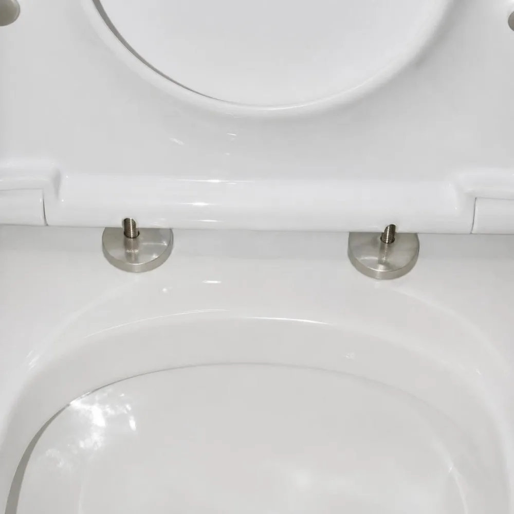 2 Pack Expanding Rubber Toilet Seat Hardware Top Mount Quick Release Lavatory Seat Accessories Toilet Cover Parts