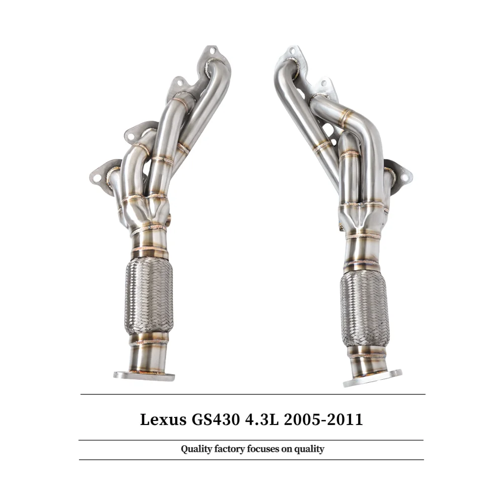 

Подходит для Lexus GS430 4.3L 2005-2011 гоночный высокопроизводительный выпускной коллектор, выпускной коллектор из нержавеющей стали.