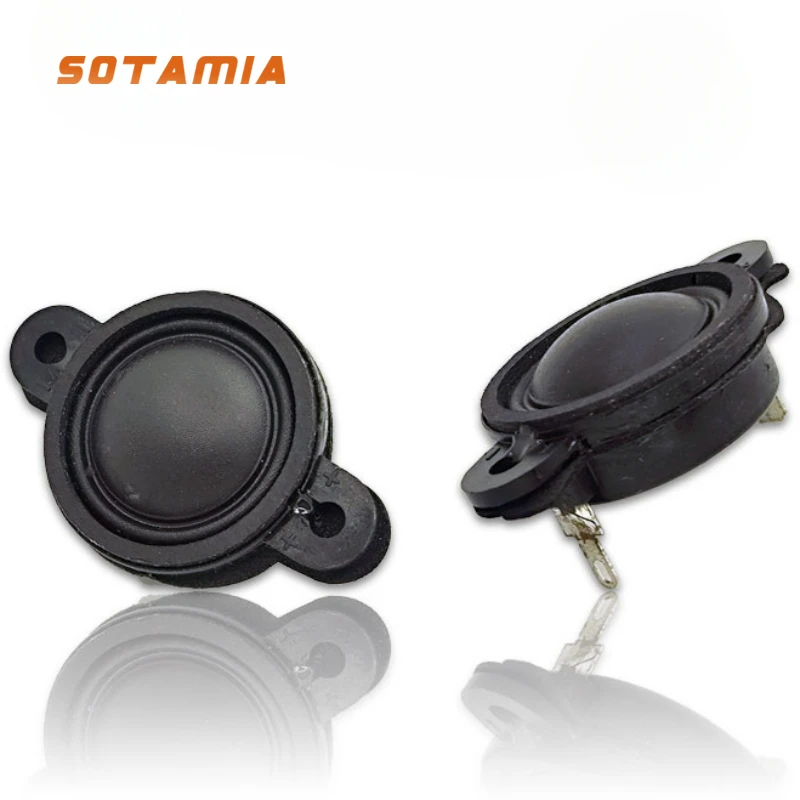 

SOTAMIA 2 шт. 1,25-дюймовые мини-динамики 30 мм 4 Ом 15 Вт 20-жильные шелковые твитеры-купола для высоких частот, аудиодинамики для DIY полочных колонок
