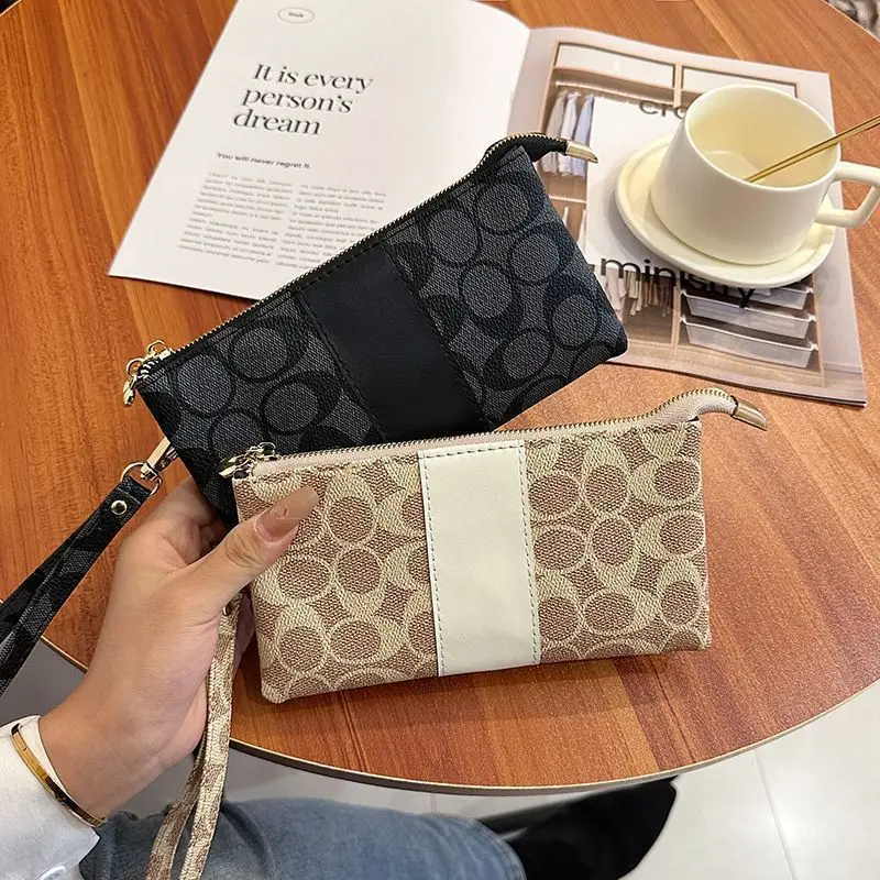 2026 New Women Printed Soft Leather Mobile Phone Bag Mini Lightweight Shoulder Bag Crossbody Bag Multifunctional Coin Purse Card view 2