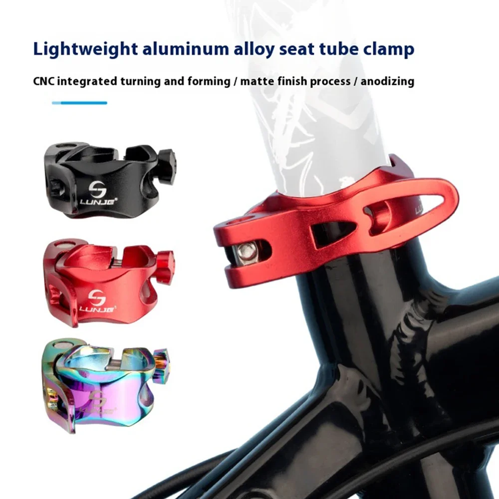 Colorful Bicycle Seatpost Clamp Vibrant Colors Bike Accessory for Customization And Style