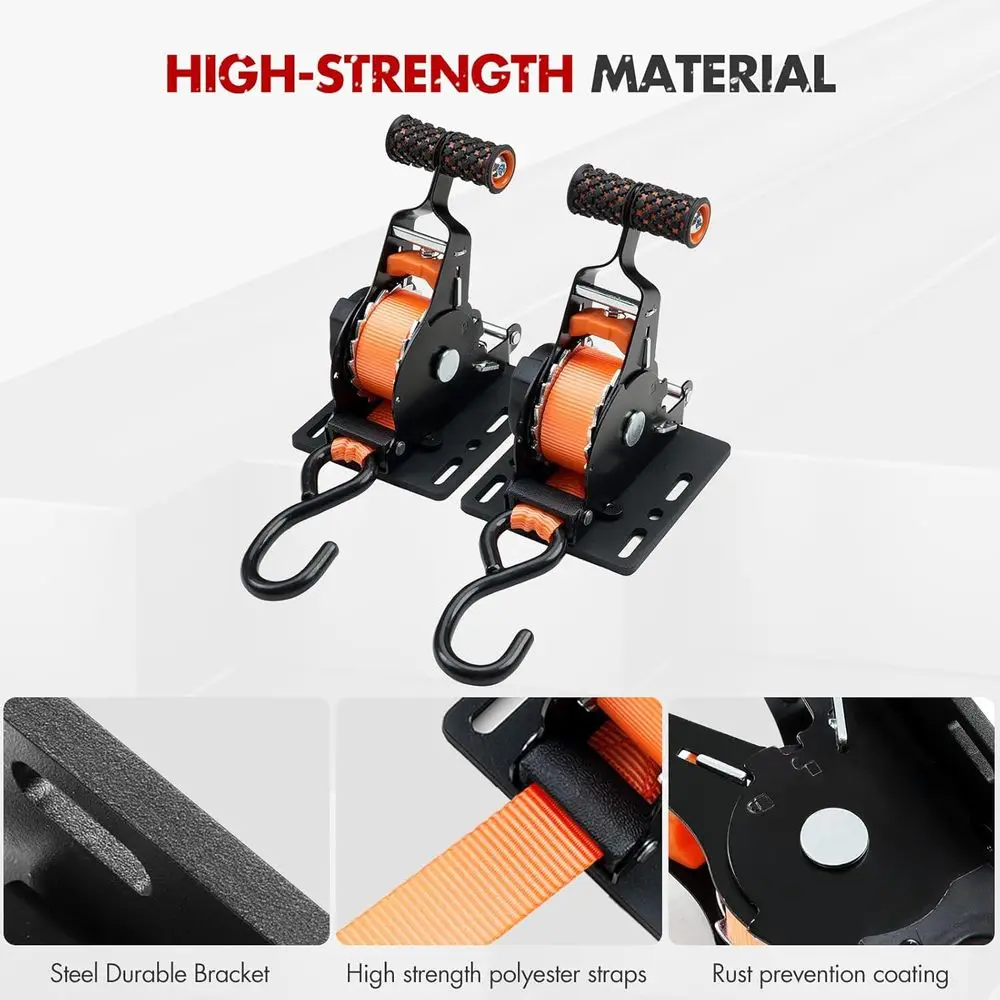 أشرطة سقاطة قابلة للسحب متوافقة مع 2022-2025 فورد مافريك 2 قطعة سرير شاحنة سحب تلقائي نظام الأشرطة الثقيلة