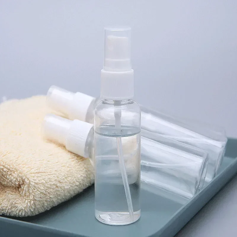 36 ชิ้น 20 มิลลิลิตรขวดสเปรย์รีฟิลโปร่งใสคอนเทนเนอร์เครื่องสําอางที่ว่างเปล่าแบบพกพามินิพลาสติกน้ําหอม Atomizer สําหรับเดินทาง