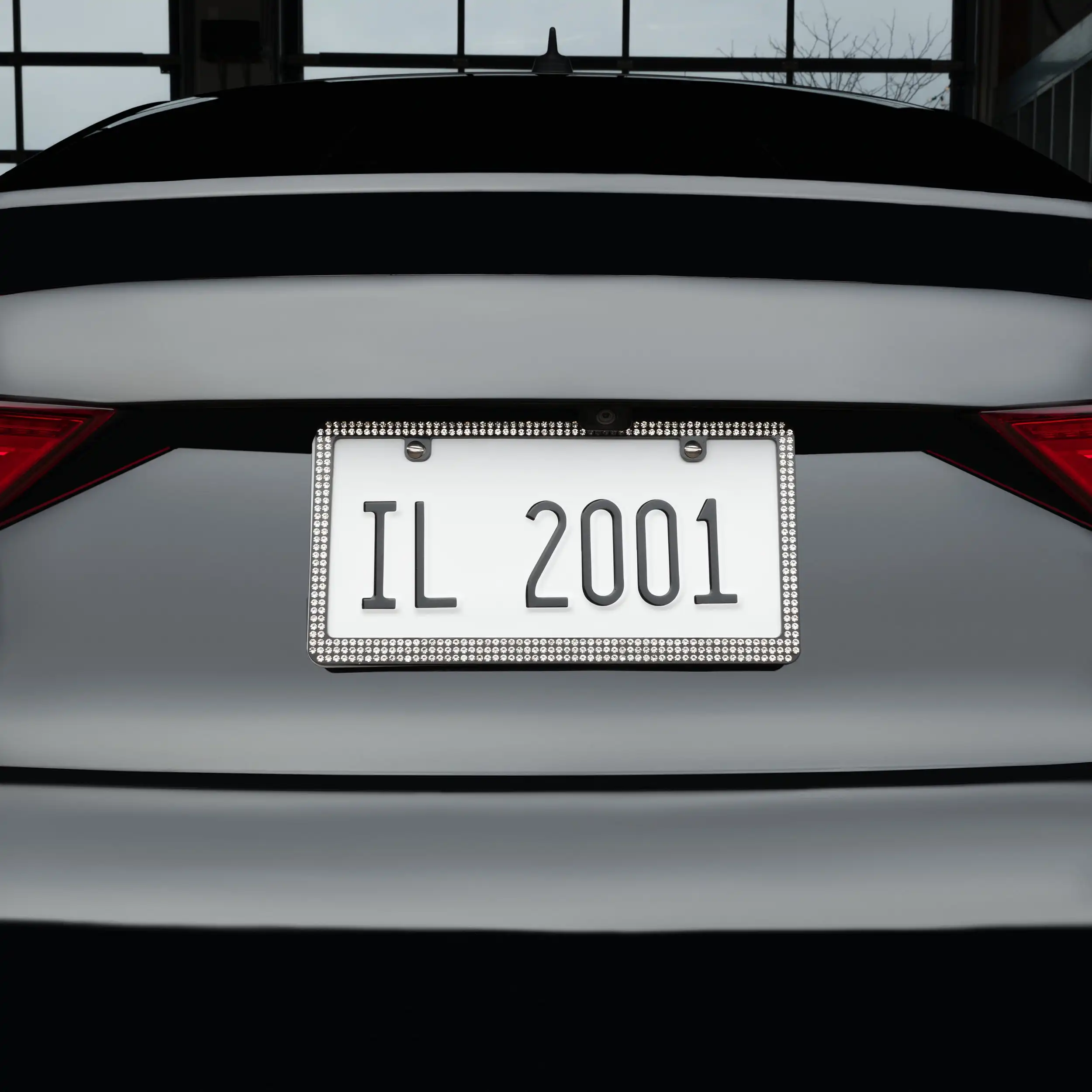 

Черная металлическая рамка номерного знака, универсальная крышка номерного знака для автомобилей и грузовиков, прочная нержавеющая рамка