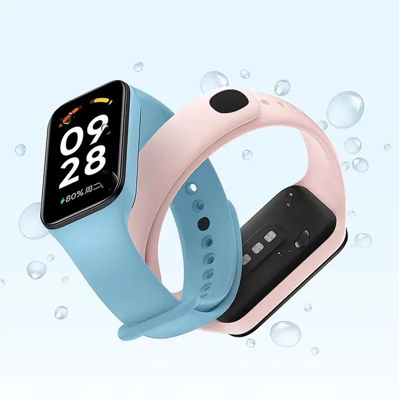Soft Wrist Strap for Xiaomi Mi Band 8 Active Watchband Sport Wristband Replaceable Bracelet for Smartwatch Redmi Band 2 Strap