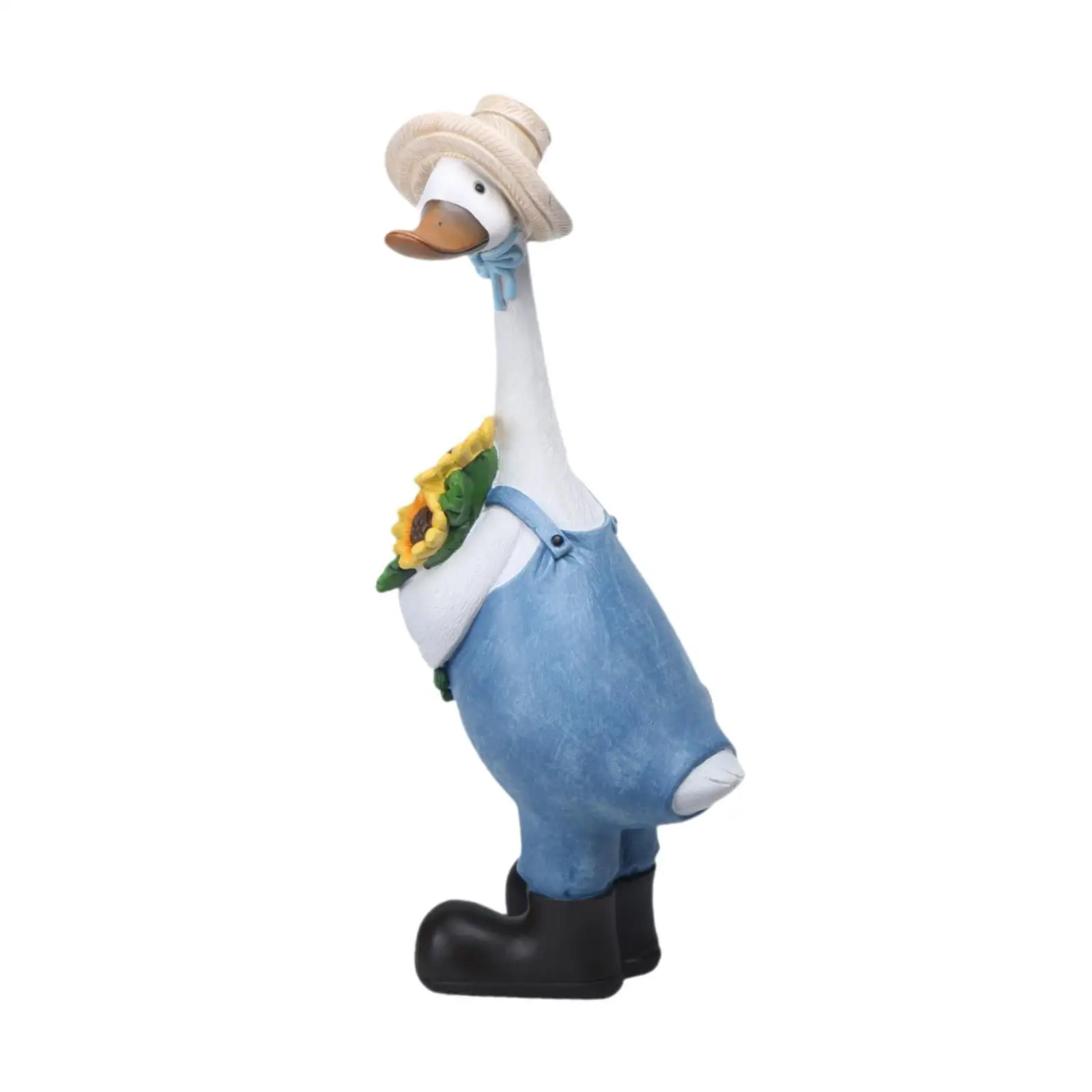 Garden Decoration Resin Duck Statue Decorative Outdoor Figure Animal Sculpture for Patio Pathway
