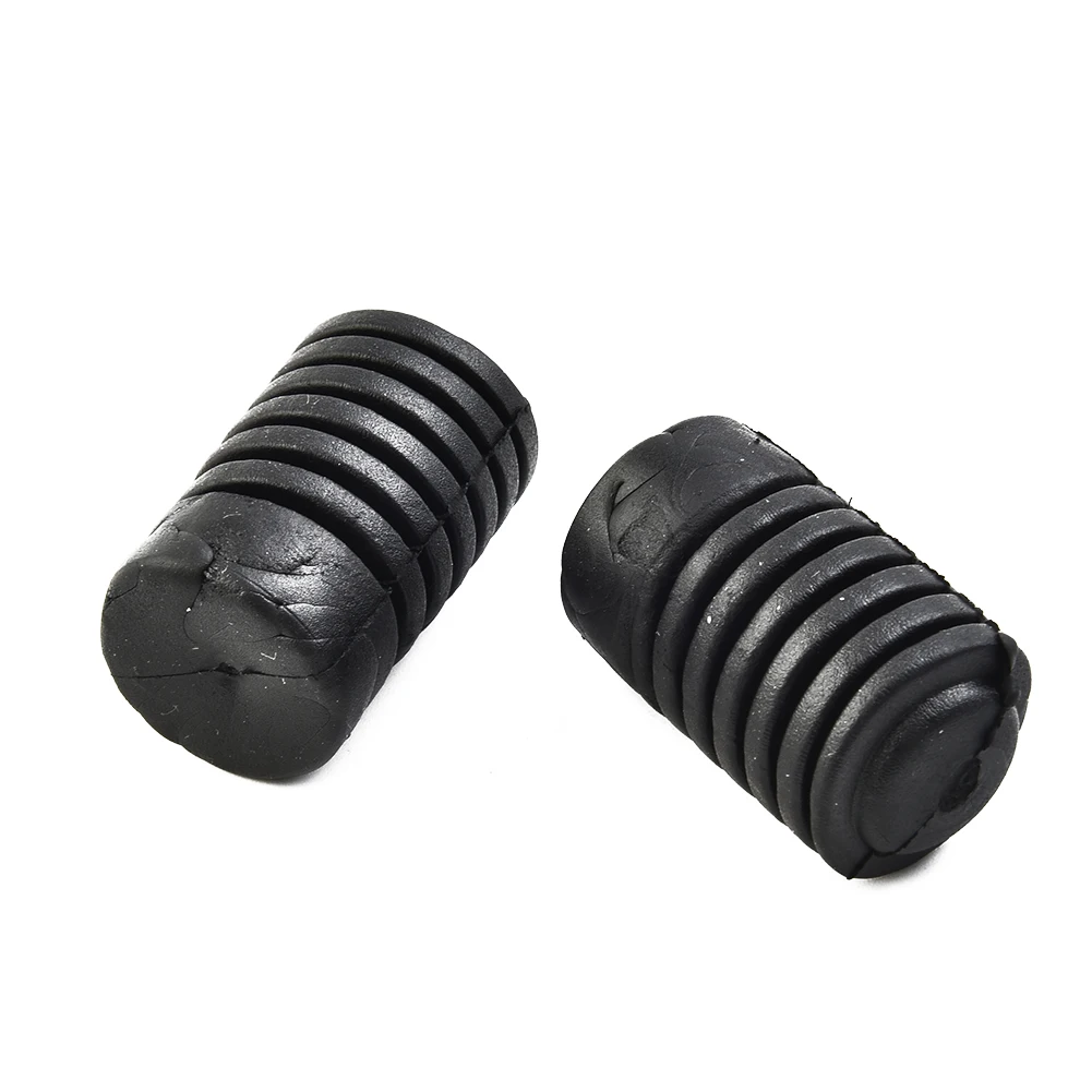 

Bumper Stopper Clips Accessories Black Bonnet Buffer Stop Brand New High Quality High Quality Material Hood 2 Pcs