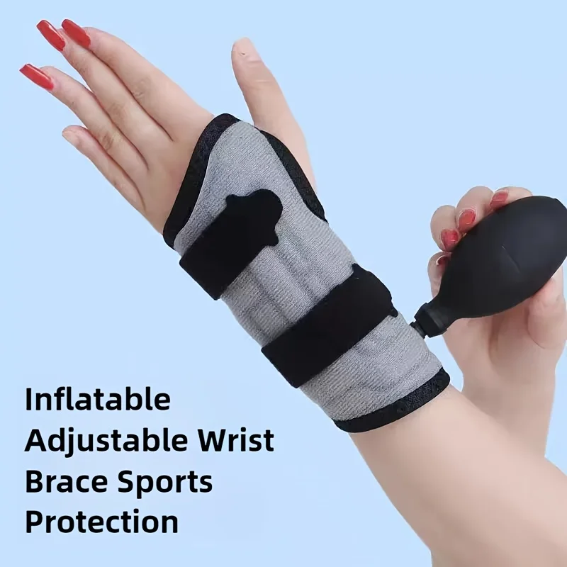 

Wrist joint fixation Adjustable Inflatable Wrist Support Brace with Thumb Hole Sports Fitness Wristband Joint Stabilizer Splint