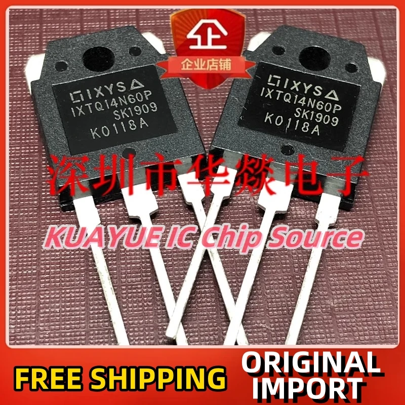 

10PCS-30PCS/ IXTQ14N60P TO-3P 600V 14A Fast Shipping Quality Guarantee